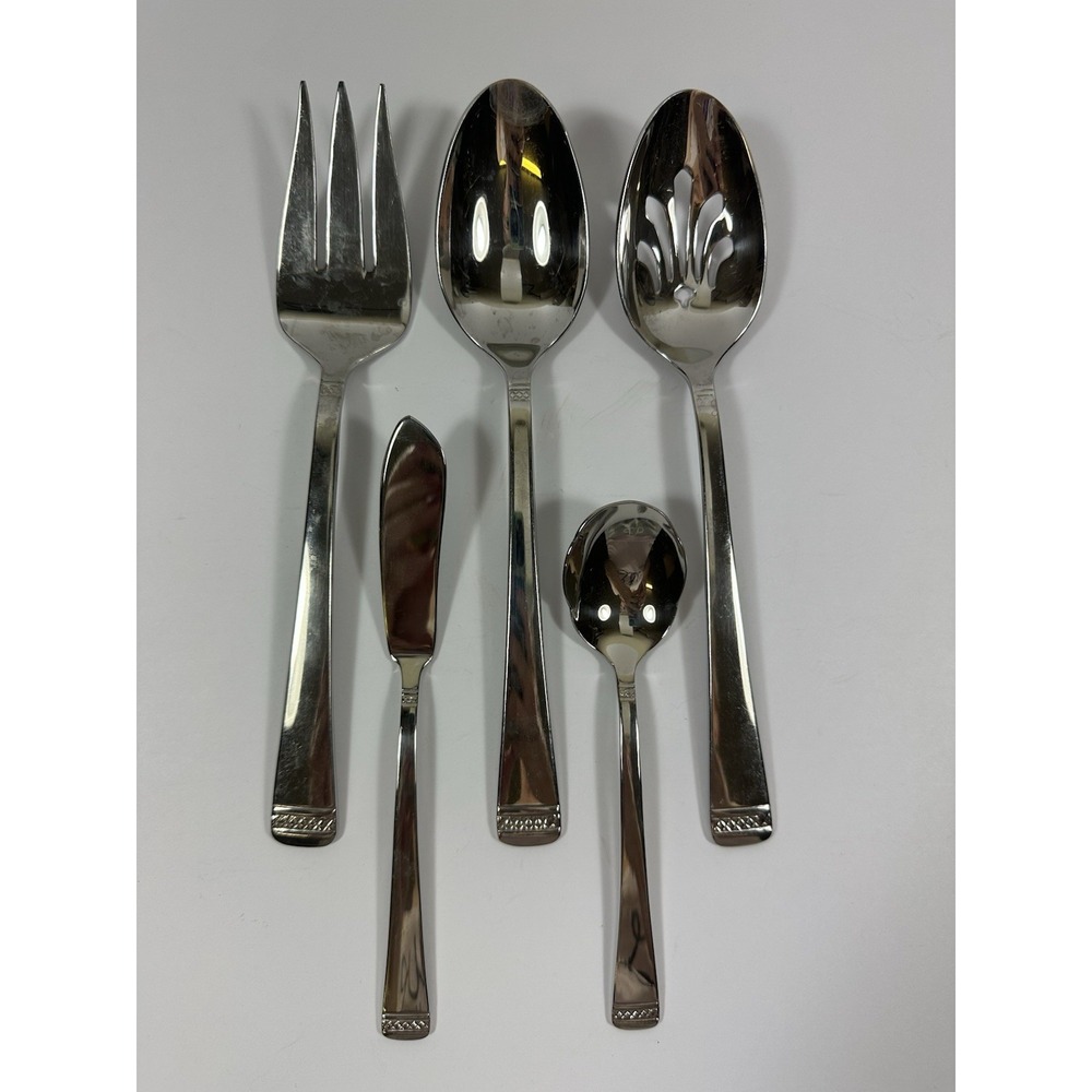 Gorham Lady Anne Signature Serving Spoons Meat Fork Sugar Spoon Condiment Knife